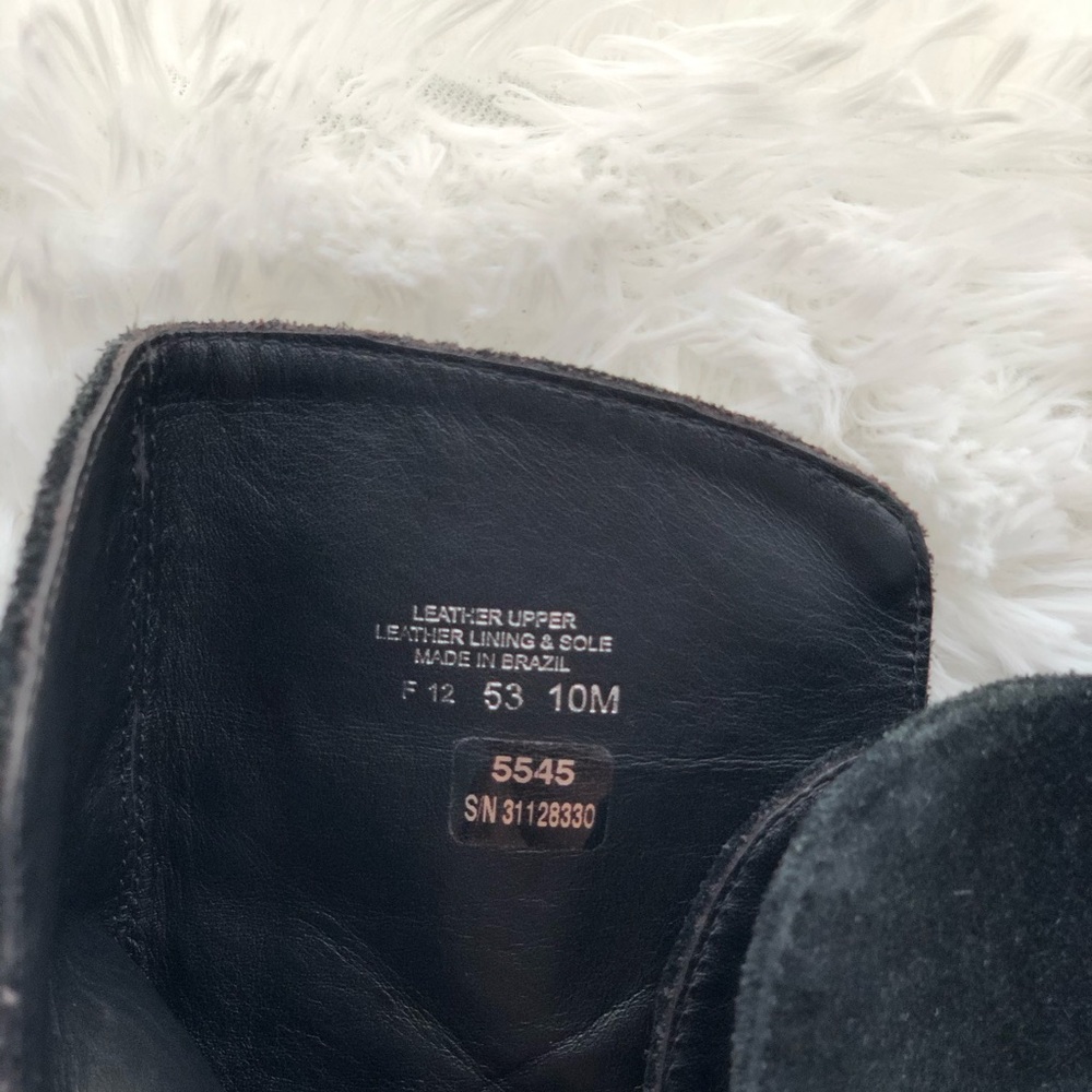 Tory Burch black suede ankle boots - Picture 9 of 9
